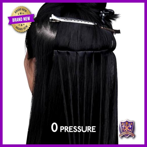 22 Inch Human Hair Extensions 120g Sew In Weft Volume Straight Reusable main image 5